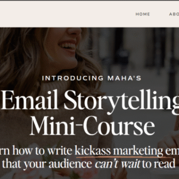 Maha Copy Co. – Email Storytelling Mini-Course